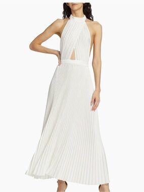 L’idee Renaissance Sleeveless Pleated Gown